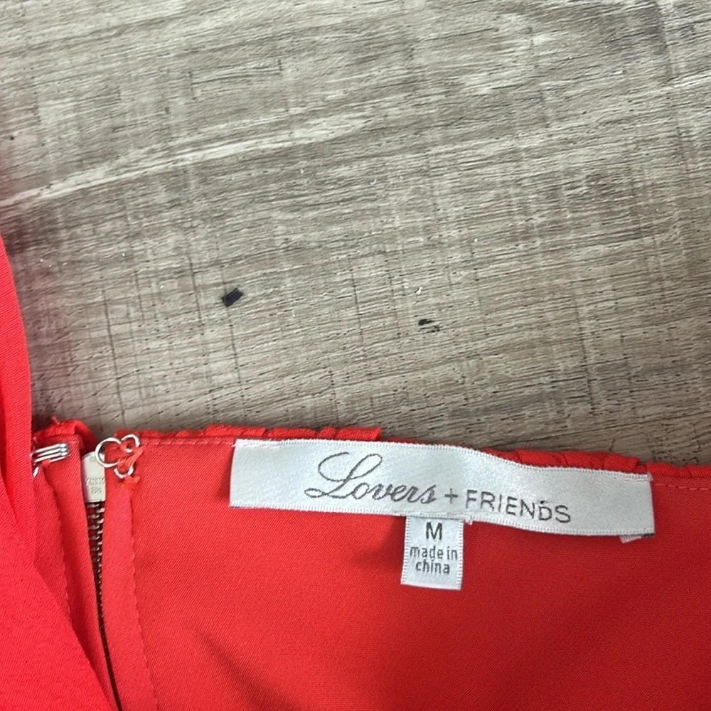 Lovers + Friends Red Off-Shoulder Blouse - Picture 4 of 8